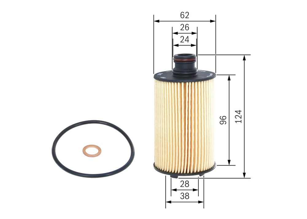 BOSCH F 026 407 154 Yağ Filtresi 6711803009 uygun fiyat hızlı kargo