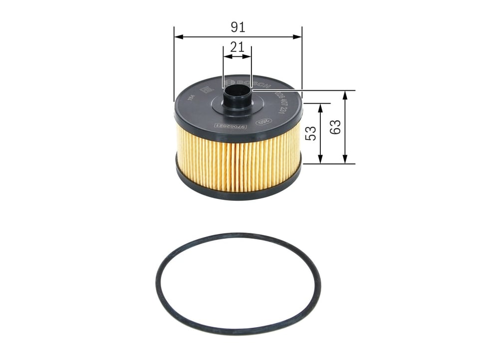 BOSCH F 026 407 231 Yağ Filtresi 152082327R uygun fiyat hızlı kargo