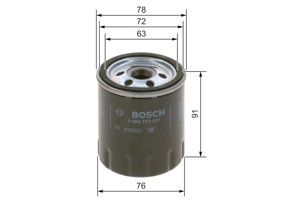 BOSCH 0 986 TF0 051 Yağ Filtresi 46805832 uygun fiyat hızlı kargo