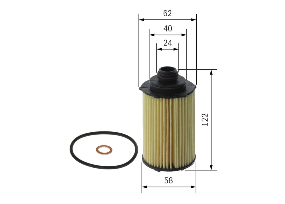 BOSCH F 026 407 348 Yağ Filtresi 6731803009 uygun fiyat hızlı kargo