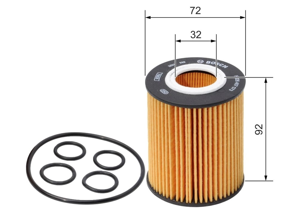 BOSCH F 026 407 073 Yağ Filtresi 5650375 uygun fiyat hızlı kargo