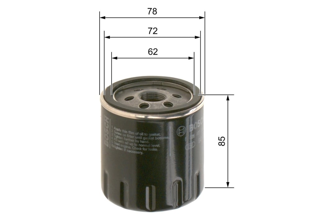 BOSCH F 026 407 300 Yağ Filtresi 55242758 uygun fiyat hızlı kargo