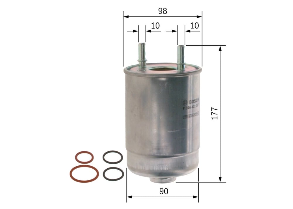 BOSCH F 026 402 067 Yakıt Filtresi 15411 80KA0 uygun fiyat hızlı kargo