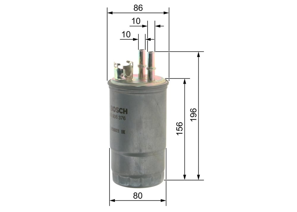 BOSCH 0 450 906 376 Yakıt Filtresi 1116546 uygun fiyat hızlı kargo