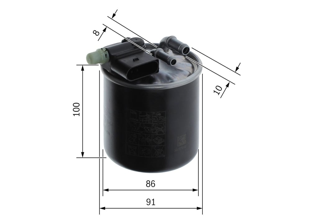 BOSCH F 026 402 844 Yakıt Filtresi 16401HG00D uygun fiyat hızlı kargo