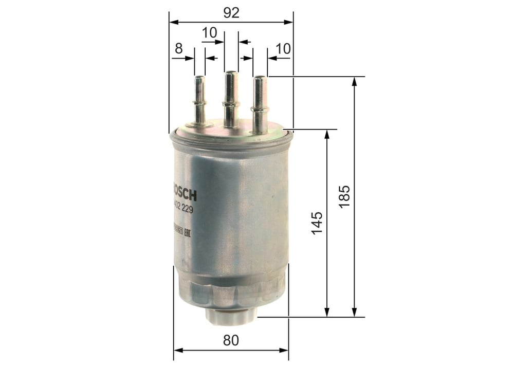 BOSCH F026402229 Yakıt Filtresi 2240008020 uygun fiyat hızlı kargo