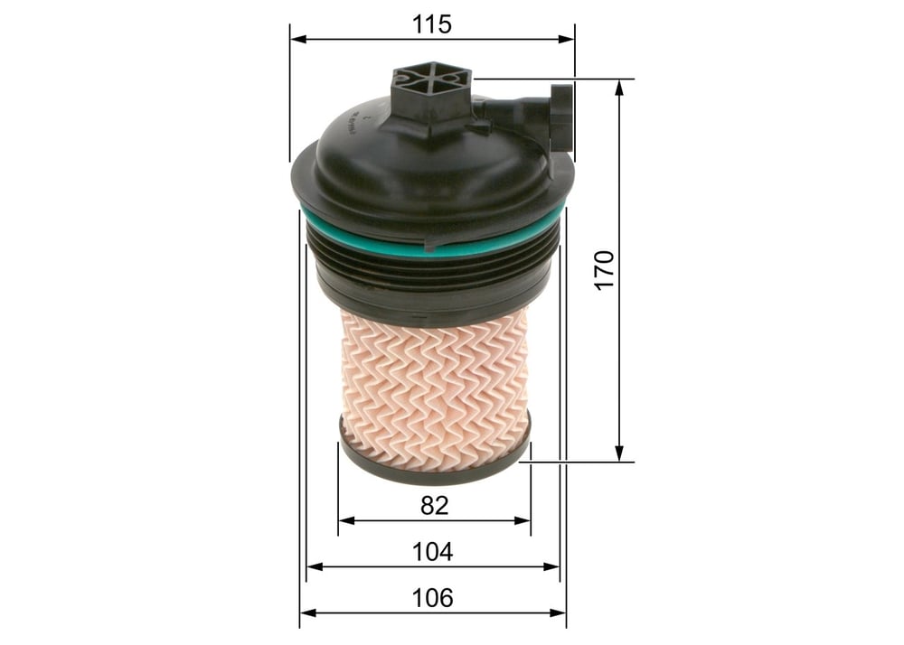BOSCH F 026 402 247 Yakıt Filtresi 164000637R uygun fiyat hızlı kargo
