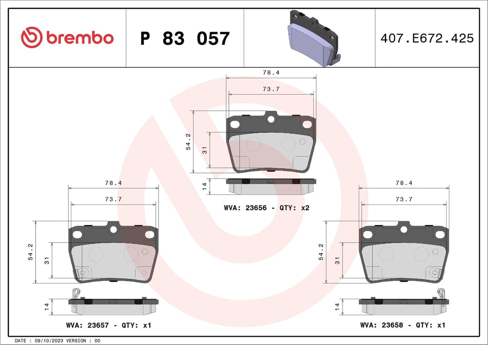 BREMBO P 83 057 Fren Balatası 0446642010 uygun fiyat hızlı kargo