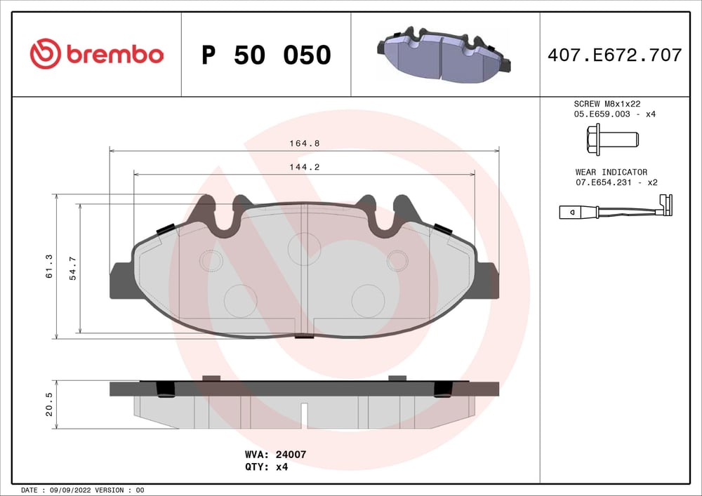 BREMBO P 50 050 Fren Balatası 0004216110 uygun fiyat hızlı kargo
