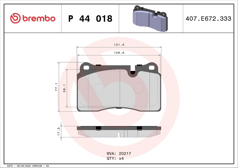 BREMBO P 44 018 Fren Balatası 107856041 uygun fiyat hızlı kargo