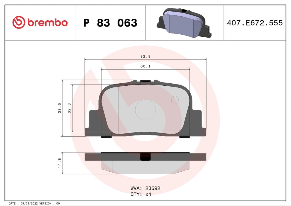 BREMBO P 83 063 Fren Balatası 0446632030 uygun fiyat hızlı kargo