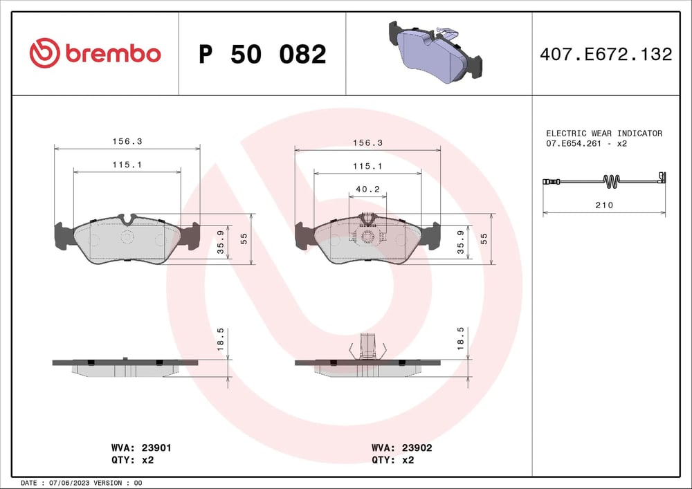BREMBO P 50 082 Fren Balatası 0024204020 uygun fiyat hızlı kargo