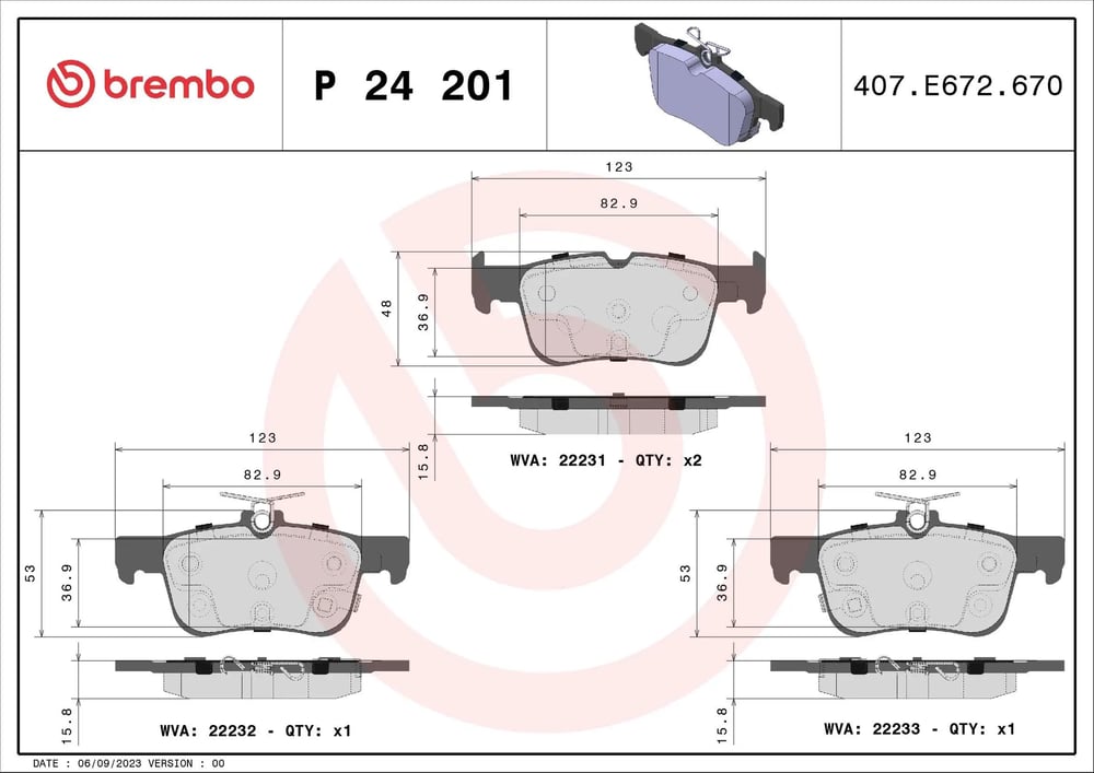 BREMBO P24201 Fren Balatası 5181858 uygun fiyat hızlı kargo
