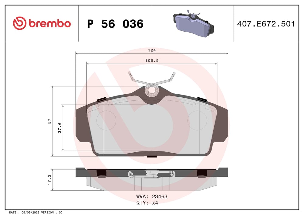 BREMBO P56036 Fren Balatası 410602F028 uygun fiyat hızlı kargo