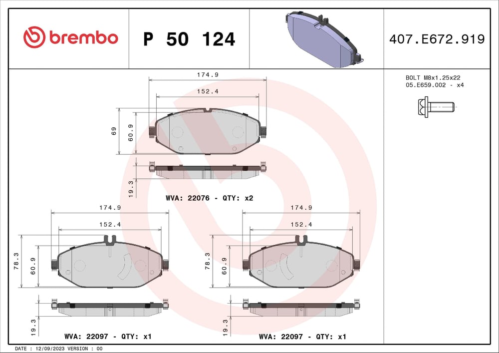 BREMBO P 50 124 Fren Balatası 0004209103 uygun fiyat hızlı kargo