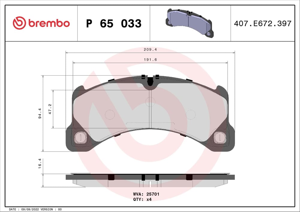 BREMBO P 65 033 Fren Balatası 95B698151AS uygun fiyat hızlı kargo