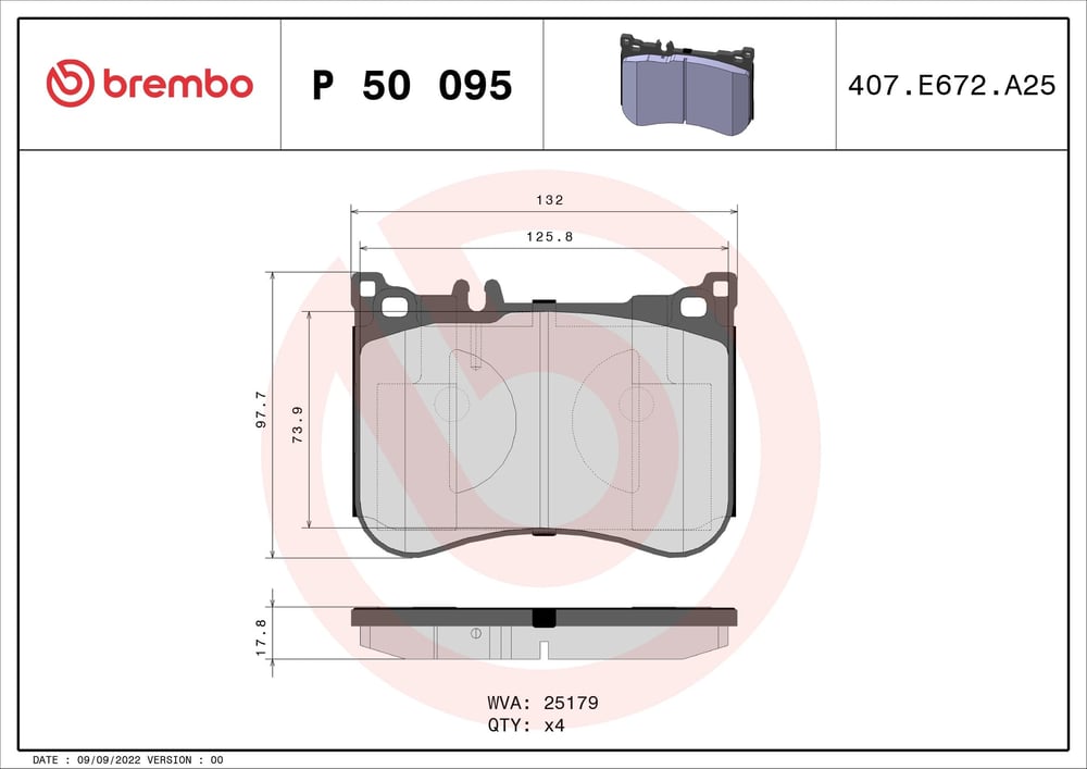 BREMBO P 50 095 Fren Balatası 0004203305 uygun fiyat hızlı kargo