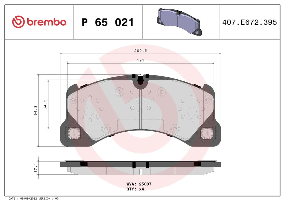 BREMBO P 65 021 Fren Balatası 7P0698151 uygun fiyat hızlı kargo