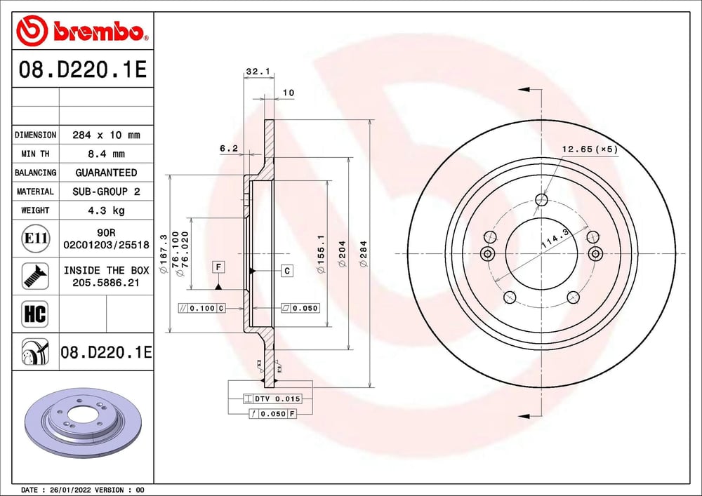 BREMBO KT 08 064 Fren Disk Balata Takım 58302D3A70 uygun fiyat hızlı kargo