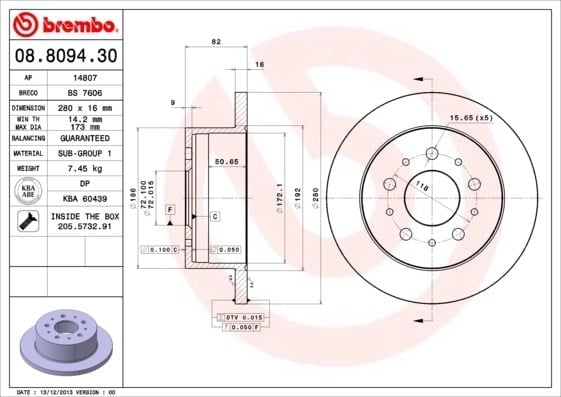 BREMBO 08 8094 30 Fren Diski 1341046080 uygun fiyat hızlı kargo