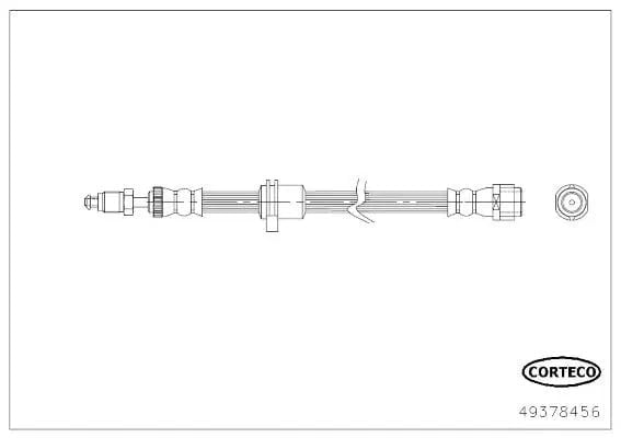 CORTECO 49378456 Fren Hortumu 34306863167 uygun fiyat hızlı kargo