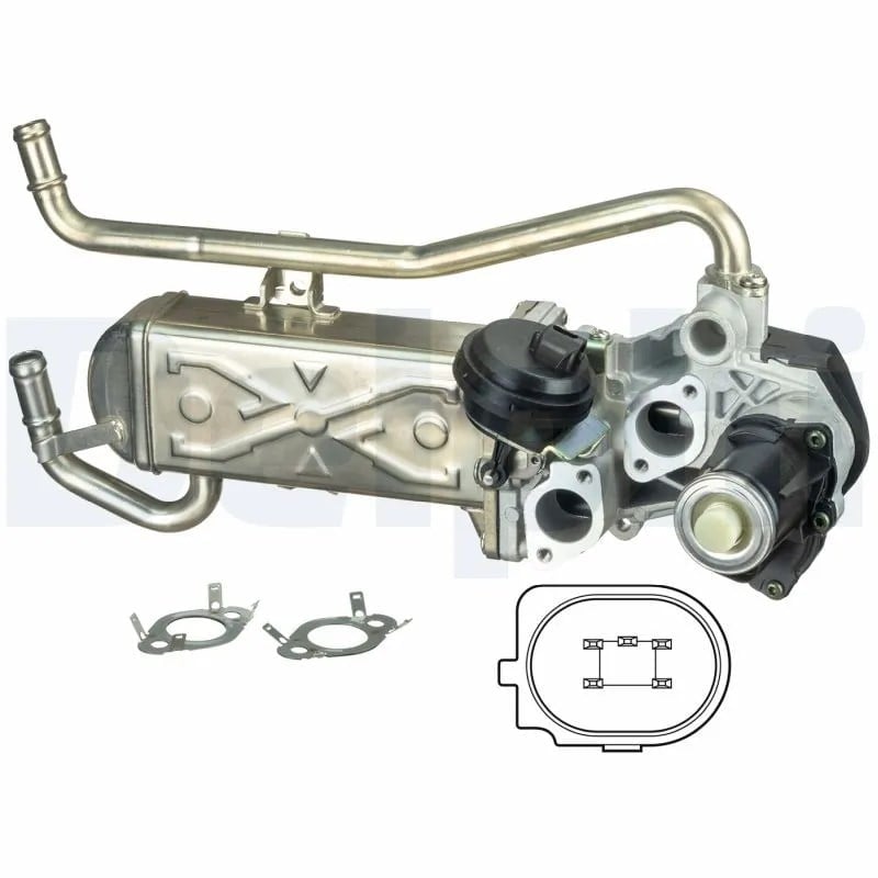 DELPHI EG10432 12B1 EGR Valfi 03P131512C uygun fiyat hızlı kargo
