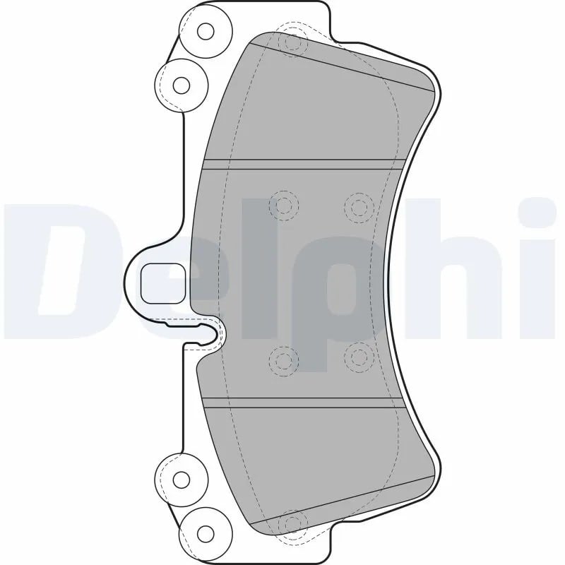 DELPHI LP1997 Fren Balatası 4L0698151A uygun fiyat hızlı kargo