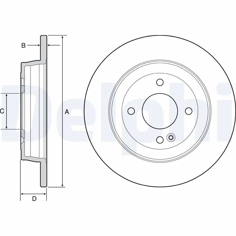 DELPHI BG4564 Fren Diski 58411 0U300 uygun fiyat hızlı kargo