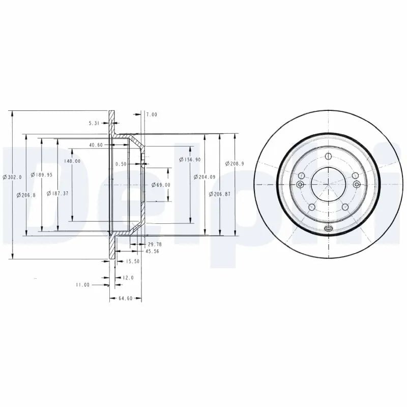 DELPHI BG4335 Fren Diski 58411 2P000 uygun fiyat hızlı kargo