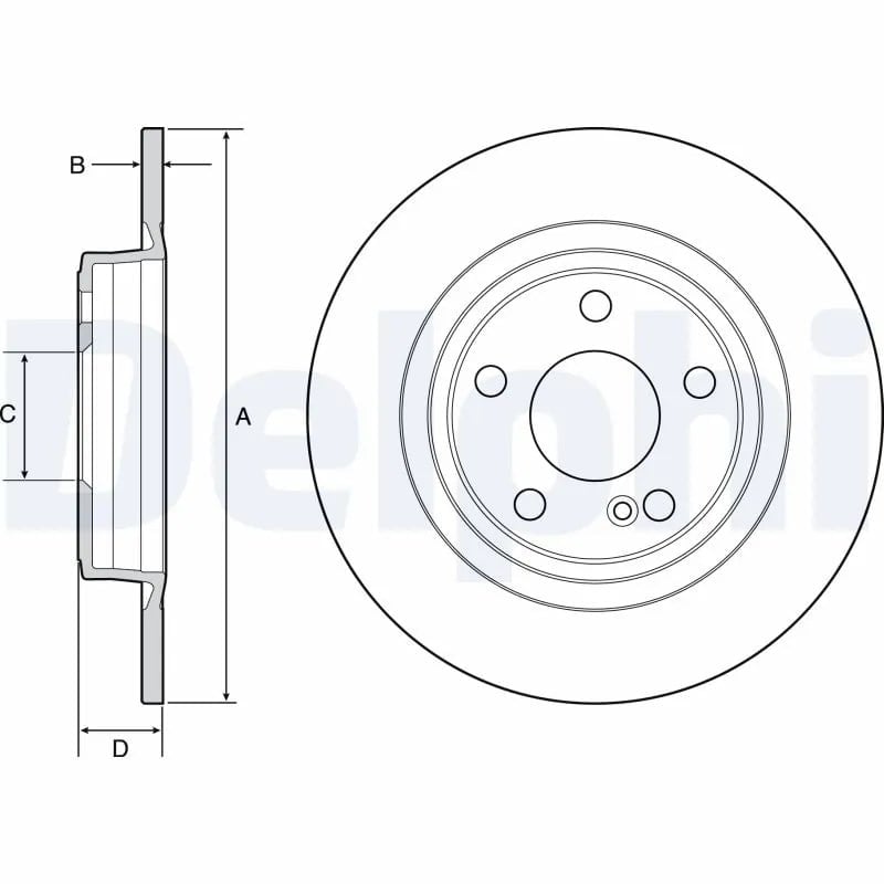 DELPHI BG4558C Fren Diski 2464230112 uygun fiyat hızlı kargo