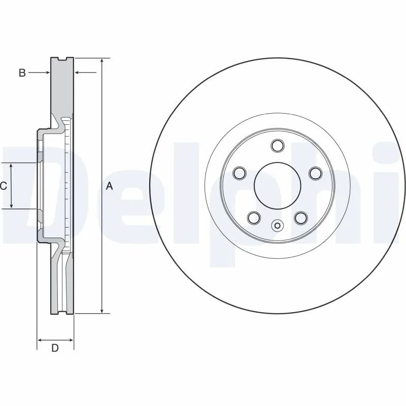 DELPHI BG9231C Fren Diski 31400568 uygun fiyat hızlı kargo