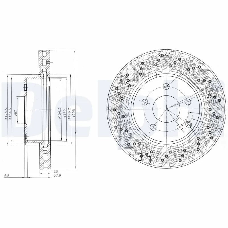DELPHI BG4142C Fren Diski 2044210912 uygun fiyat hızlı kargo