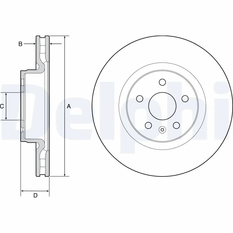 DELPHI BG9220C Fren Diski 1025099 uygun fiyat hızlı kargo