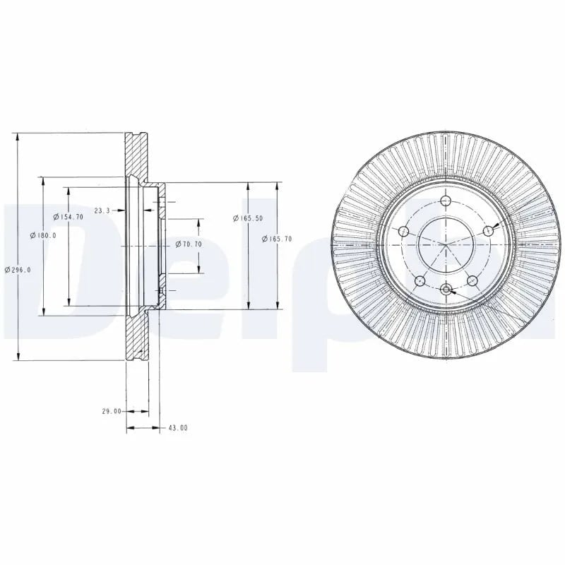 DELPHI BG4092C Fren Diski 20955857 uygun fiyat hızlı kargo