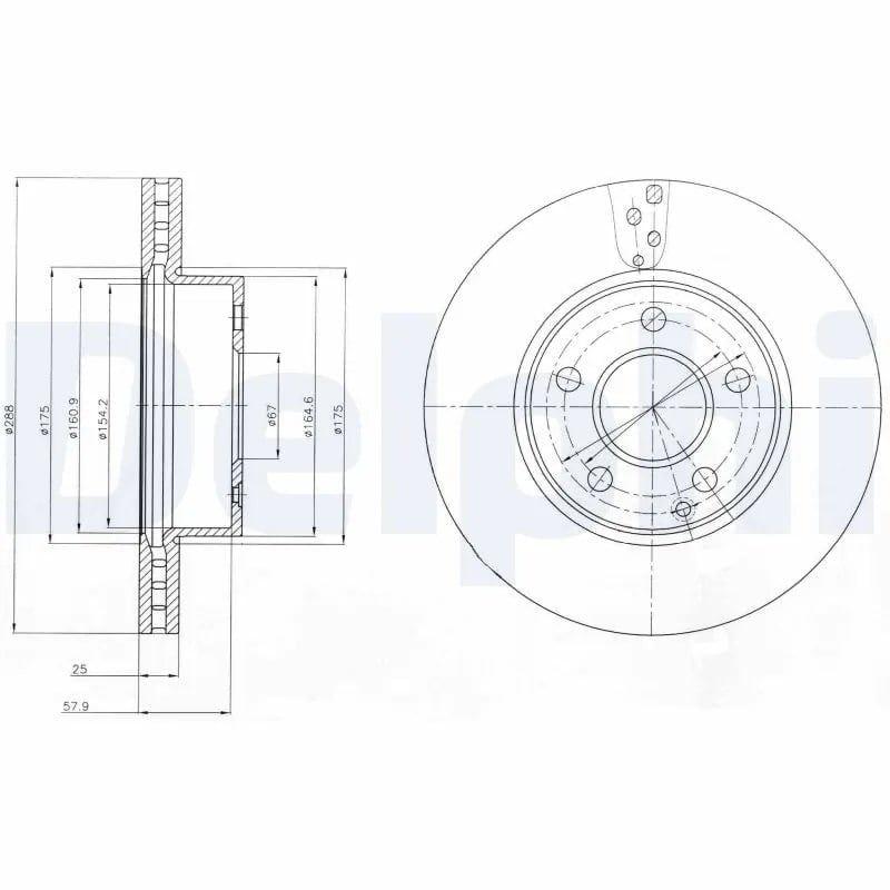 DELPHI BG4227C Fren Diski 0004211912 uygun fiyat hızlı kargo