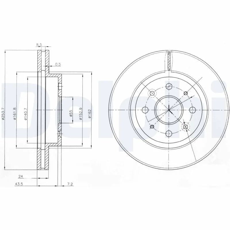 DELPHI BG4019 Fren Diski 51712 FD300 uygun fiyat hızlı kargo