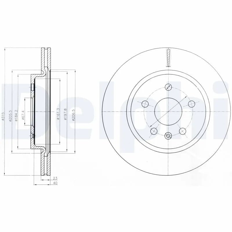 DELPHI BG4190 Fren Diski 13501303 uygun fiyat hızlı kargo