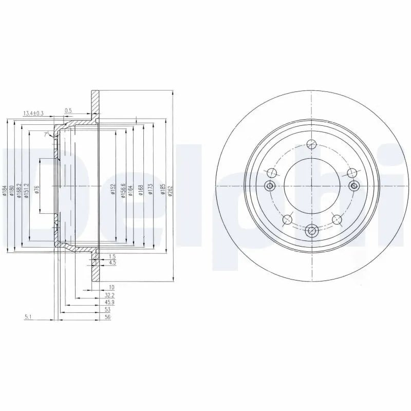 DELPHI BG4082C Fren Diski 58411 1H100 uygun fiyat hızlı kargo
