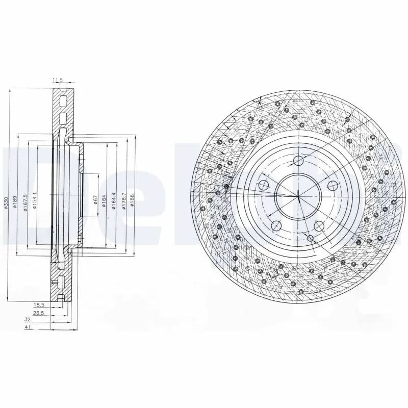 DELPHI BG9014 Fren Diski 2204211812 uygun fiyat hızlı kargo