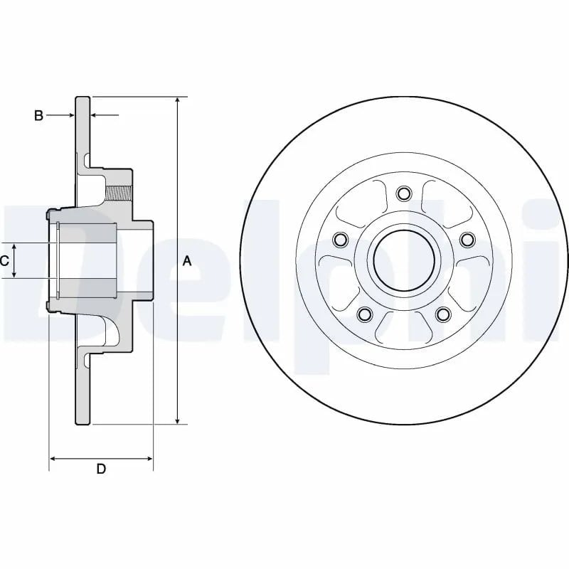 DELPHI BG9132RS Fren Diski 402029646R uygun fiyat hızlı kargo