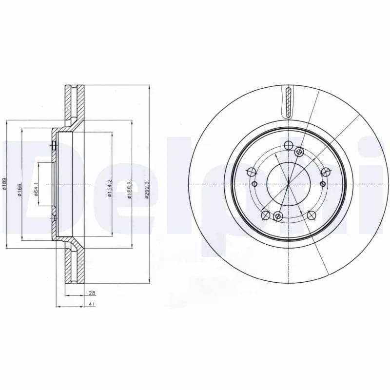 DELPHI BG4250C Fren Diski 45251 SWW G01 uygun fiyat hızlı kargo