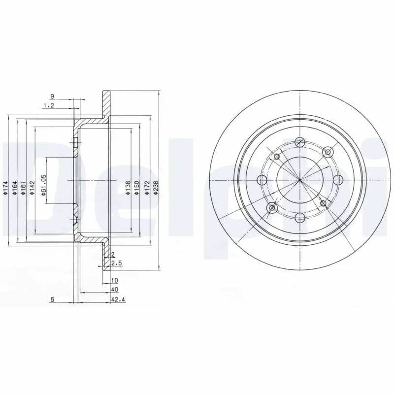 DELPHI BG2538 Fren Diski 42510 SH3 000 uygun fiyat hızlı kargo