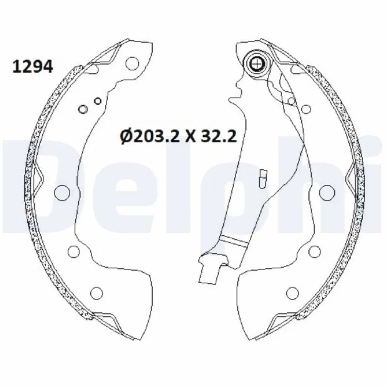 DELPHI LS2181 Fren Kampana Balatası D40605FA0A uygun fiyat hızlı kargo