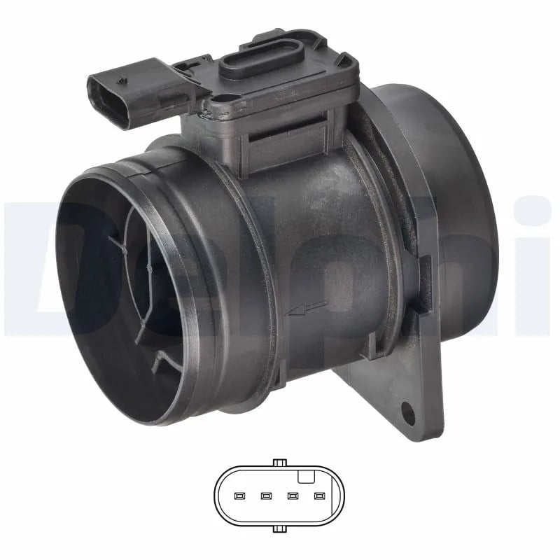 DELPHI AF10656 12B1 Hava Kütle Ölçer Akışmetre 04L906461B uygun fiyat hızlı kargo