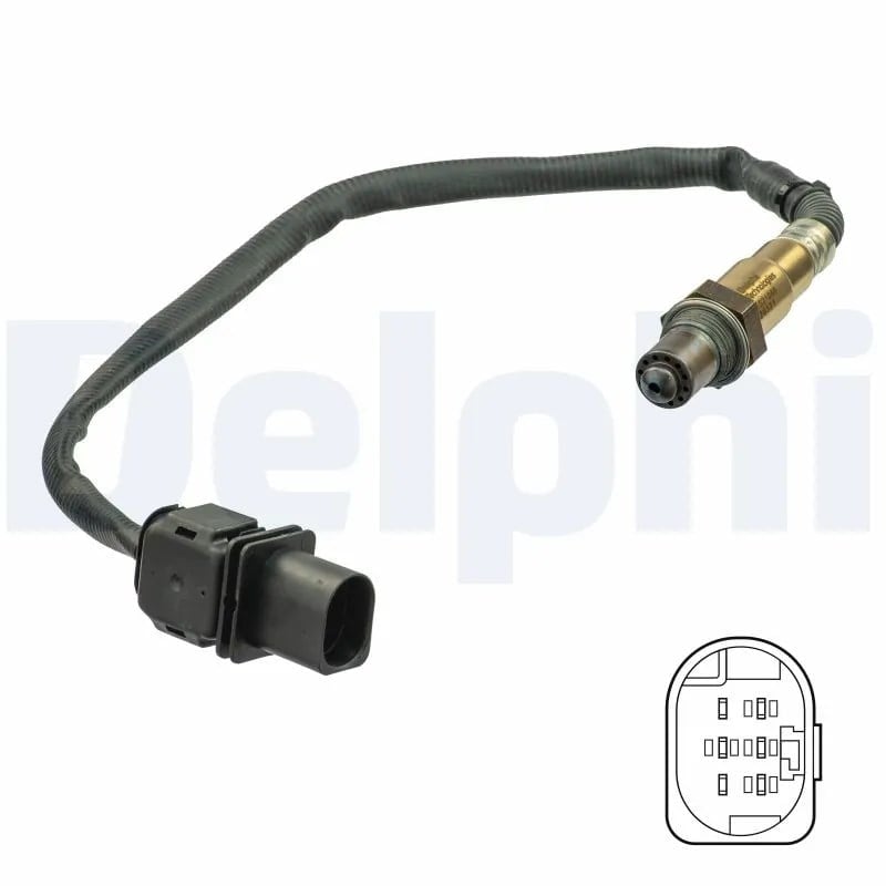 DELPHI ES21086 12B1 Oksijen Sensörü Lambda Sensörü 13627804369 uygun fiyat hızlı kargo