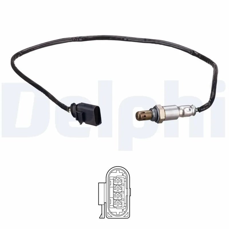 DELPHI ES21161 12B1 Oksijen Sensörü Lambda Sensörü 04E906262CS uygun fiyat hızlı kargo