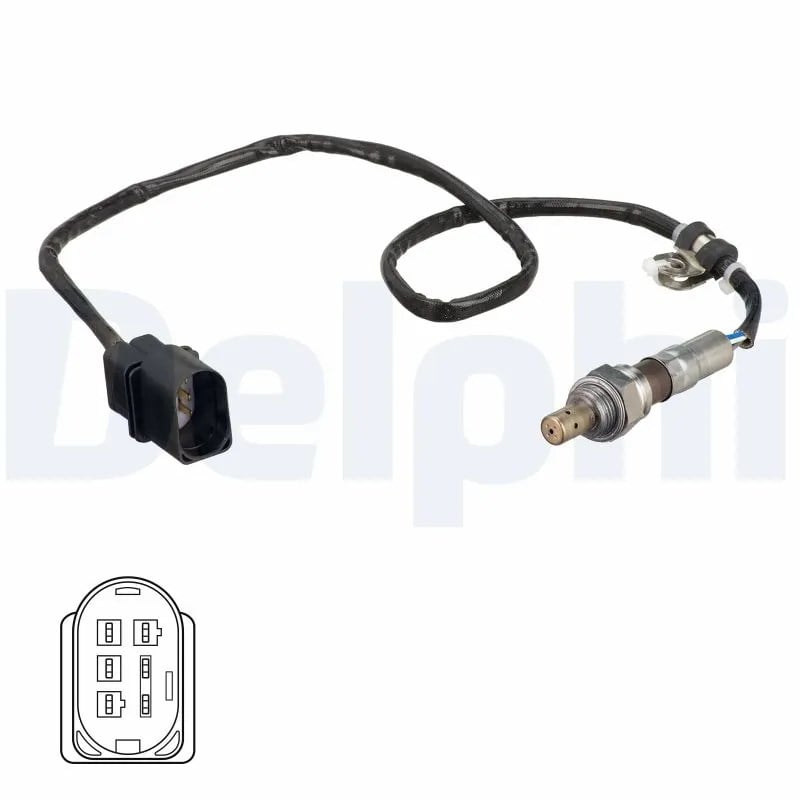 DELPHI ES21102 12B1 Oksijen Sensörü Lambda Sensörü 06A906262BR uygun fiyat hızlı kargo