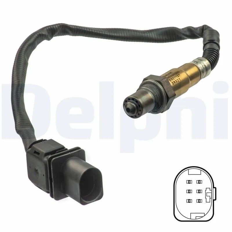 DELPHI ES21127 12B1 Oksijen Sensörü Lambda Sensörü 55189996 uygun fiyat hızlı kargo