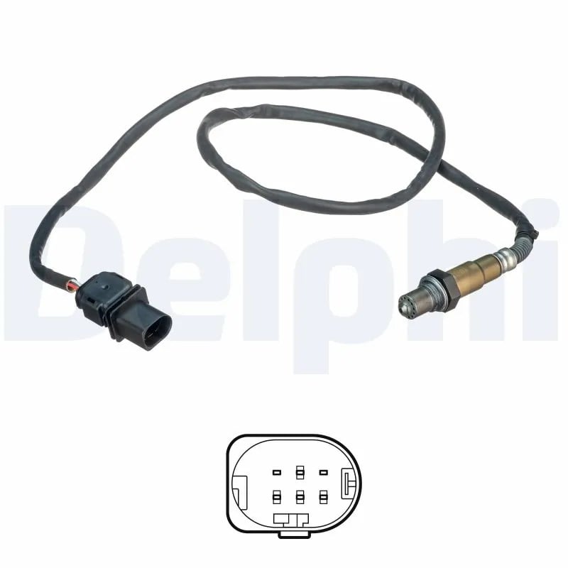 DELPHI ES21110 12B1 Oksijen Sensörü Lambda Sensörü 03G906262G uygun fiyat hızlı kargo
