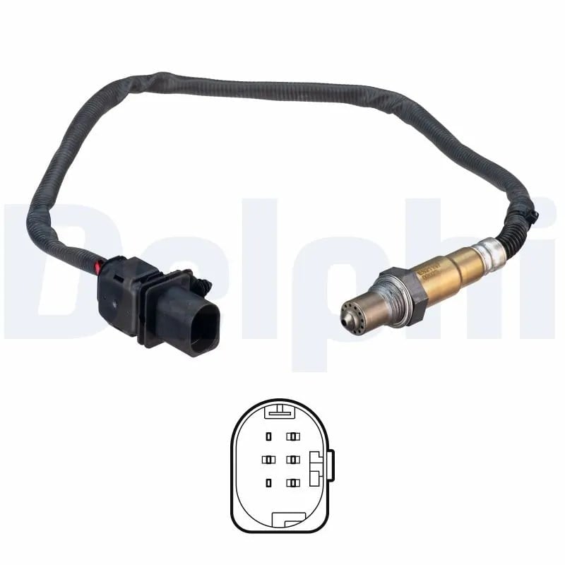 DELPHI ES21197 12B1 Oksijen Sensörü Lambda Sensörü 53302940 uygun fiyat hızlı kargo